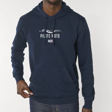 Hoodie "pilote moto" Unisexe