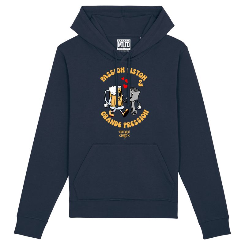 Hoodie "passion piston et grande pression" Unisexe