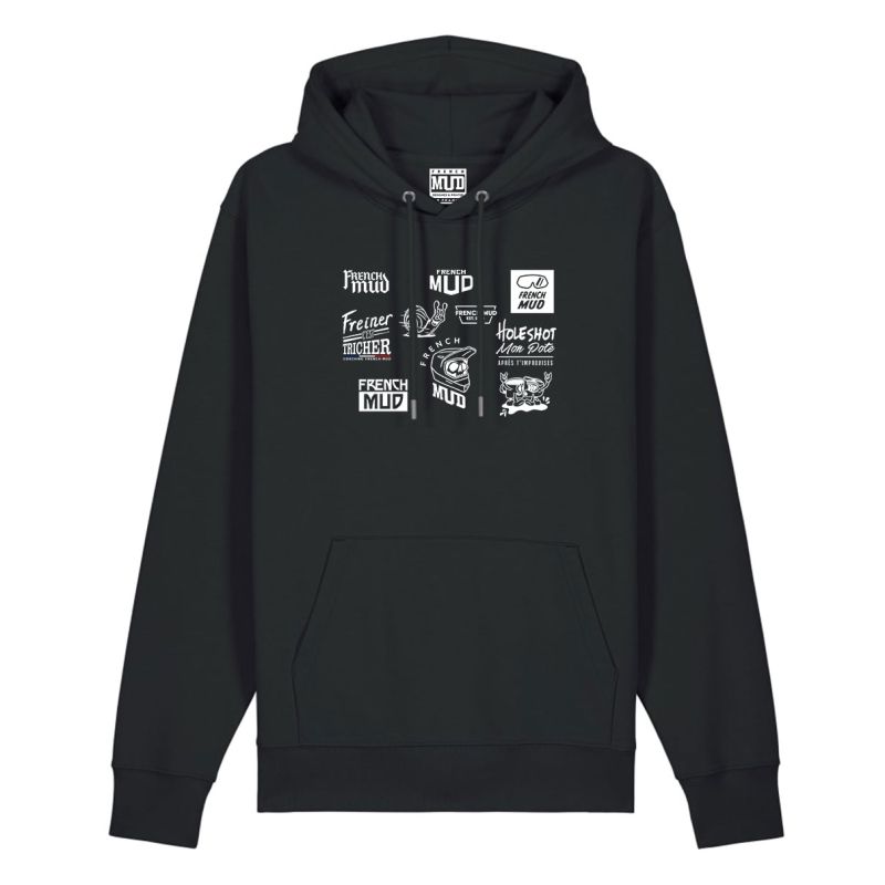 Hoodie "Multilogos Officiels" Premium Unisexe