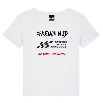 T-Shirt "We ride you watch" Femme